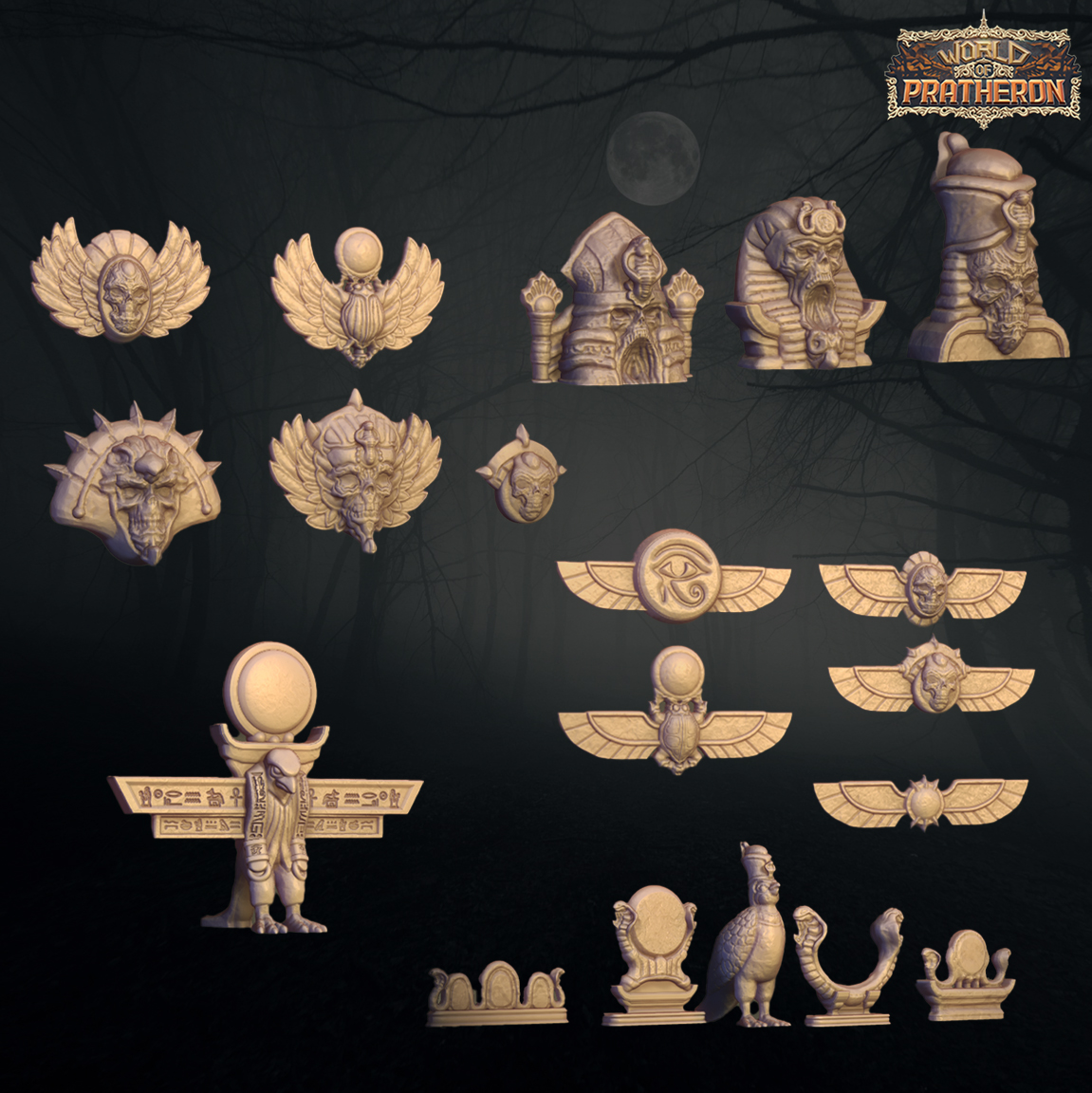 Ancient city of the great pharaohs - Swappable Decorations